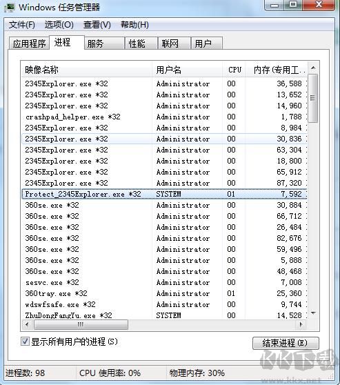 Protect_2345Explorer.exe是什么進程？怎么禁用？