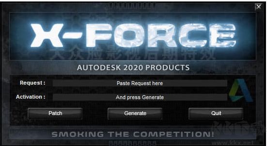 Autodesk2020注冊機X-Force通用版