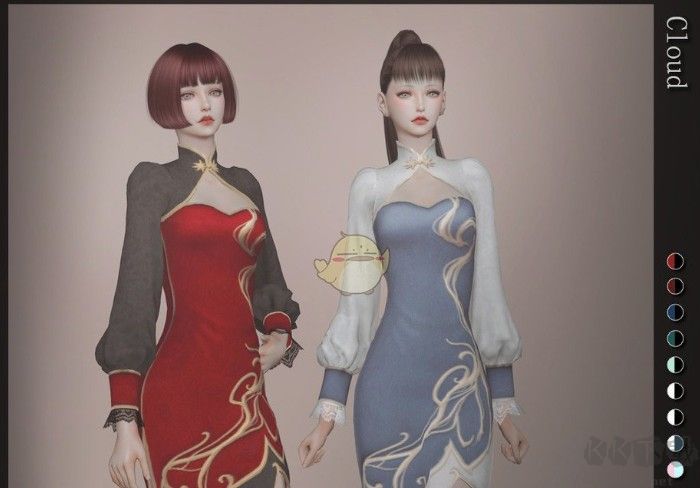 模擬人生4女性中國(guó)風(fēng)旗袍MOD(附安裝教程)