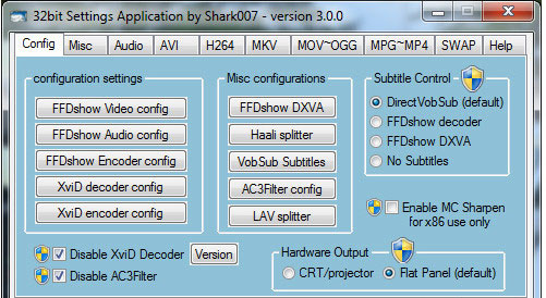 Shark007 ADVANCED Codecs萬(wàn)能解碼器