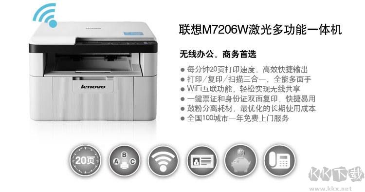 聯想M7206W打印機驅動
