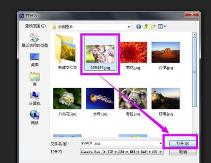 在photoshop中怎么打開Camera Raw進行編輯