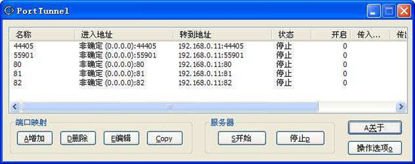 PortTunnel截圖
