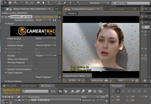 CameraTracker(AE攝像機運鏡推導插件)