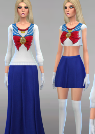 模擬人生4美少女戰士服裝MOD