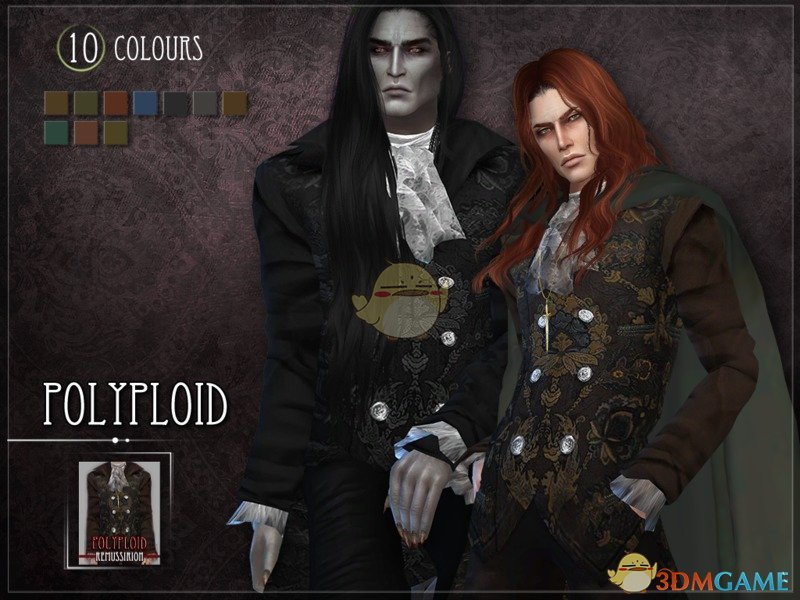 模擬人生4精致的吸血鬼伯爵服裝MOD