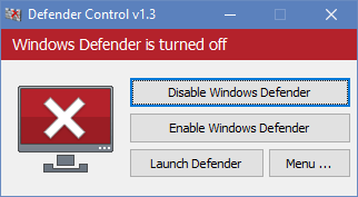 Windows defender關閉工具
