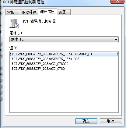 pci簡易通訊控制器驅動