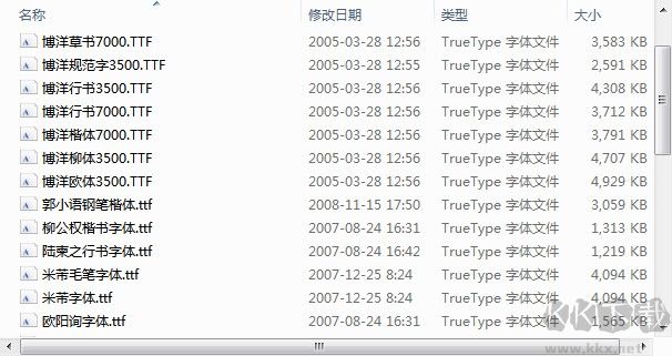 平面設(shè)計必備字體大全