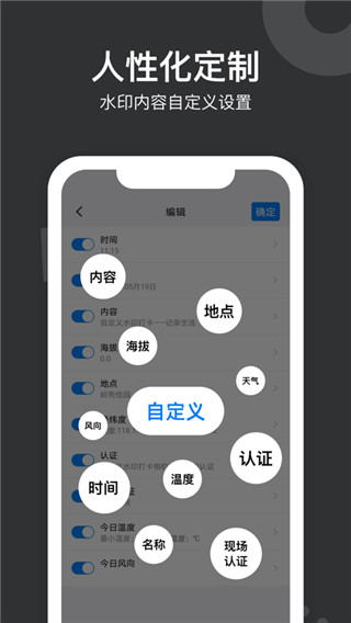 自定義水印相機APP