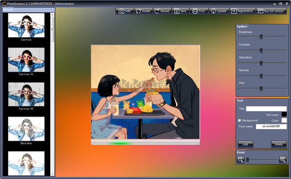PhotoCartoon(照片轉漫畫軟件)