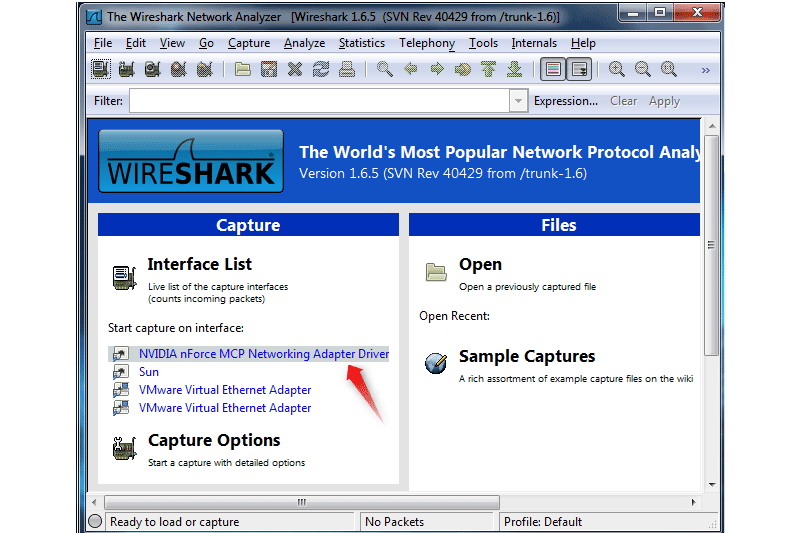 網絡抓包工具(wireshark)
