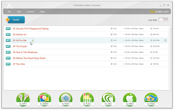 Freemake Audio Converter(音頻轉換器)