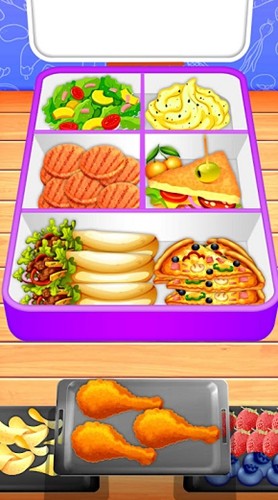 裝滿飯盒(Tiffin Organizer Game)