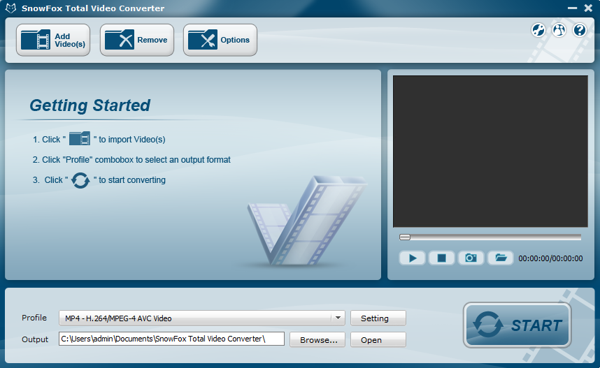 SnowFox Total Video Converter(視頻轉換器)