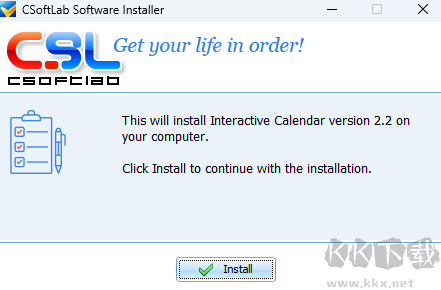 Interactive Calendar標準版
