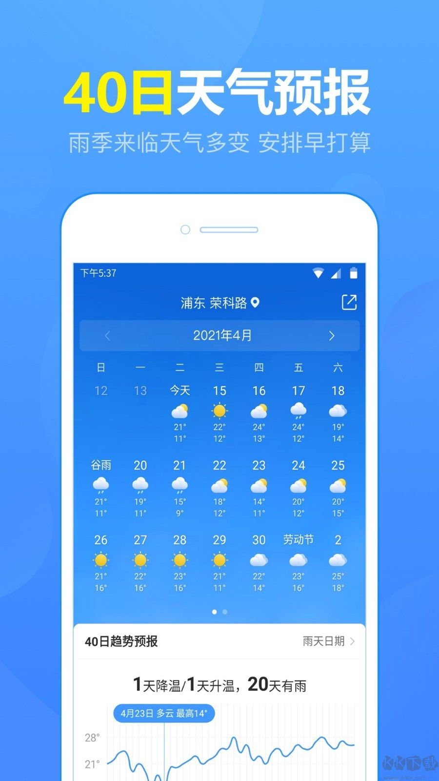 15日天氣預報免費版