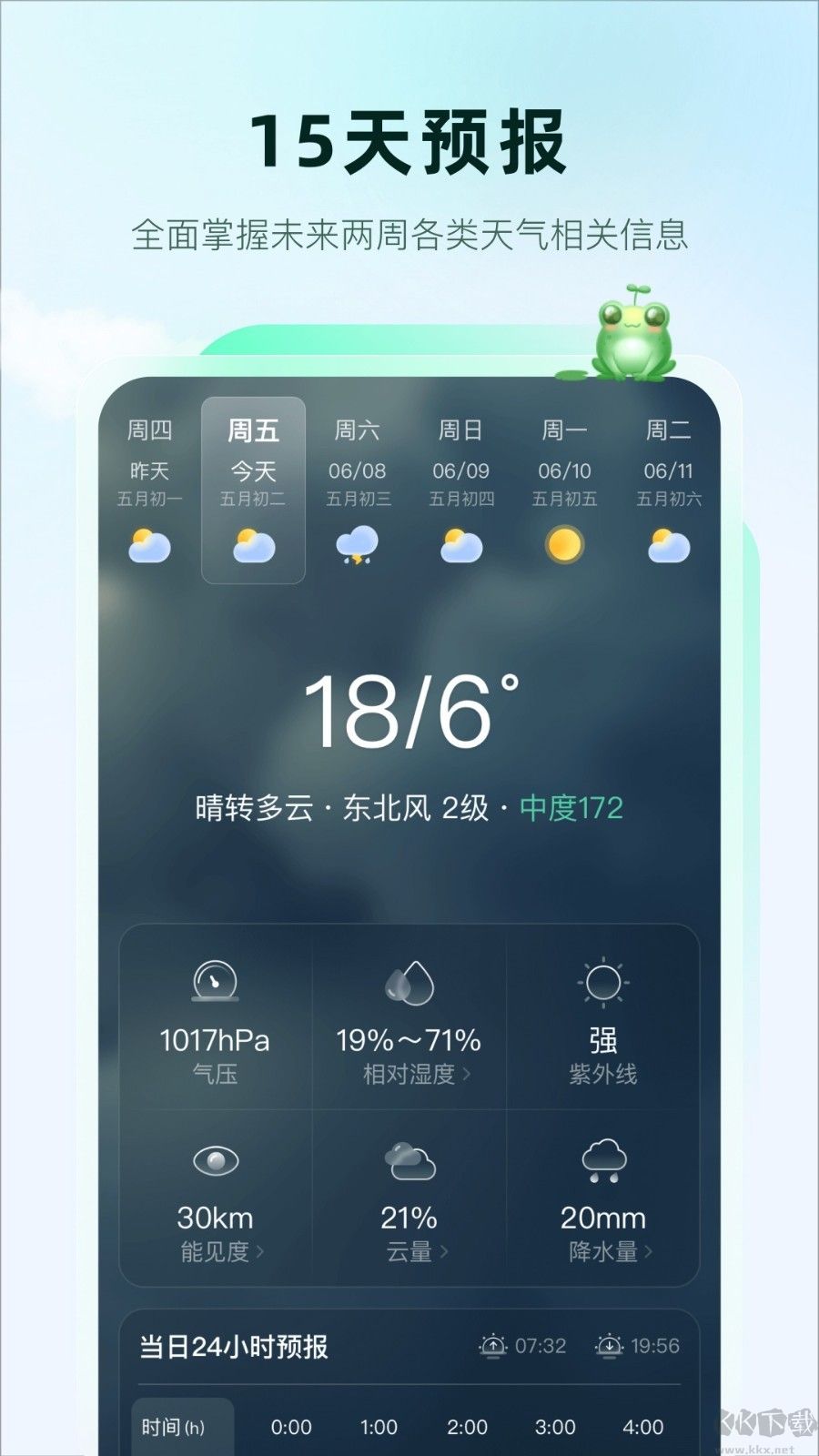 呱呱天氣預(yù)報(bào)免費(fèi)版