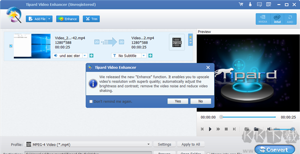 Tipard Video Enhancer(視頻效果增強工具)