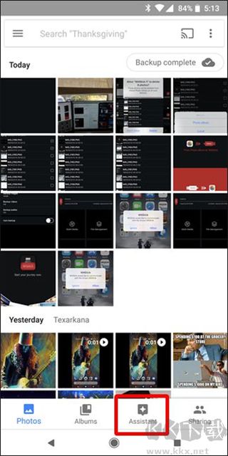 谷歌相冊（Google photos）